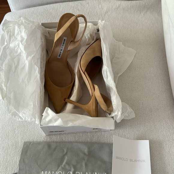 Manolo Blahnik Carolyne 90 sling back - Picture 2 of 4